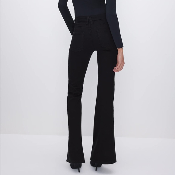 GOOD LEGS FLARE JEANS IN BLACK - Picture 2 of 9